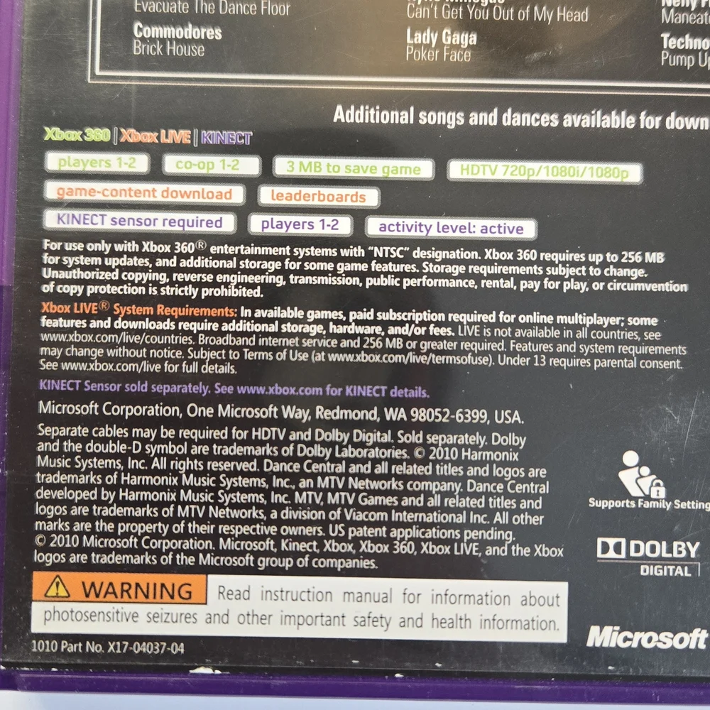 Xbox includes original